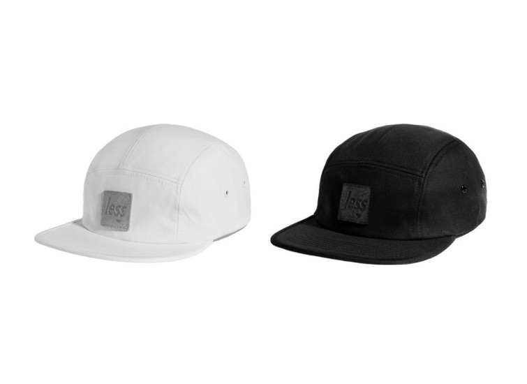 LESS - LEATHER SQUARE LOGO CAMP CAP